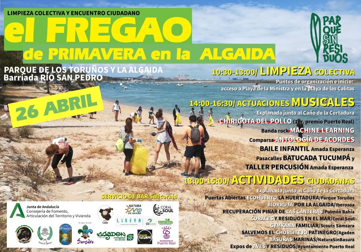 Voluntarios para limpiar el entorno del Río San Pedro en 'El Gran Fregao'