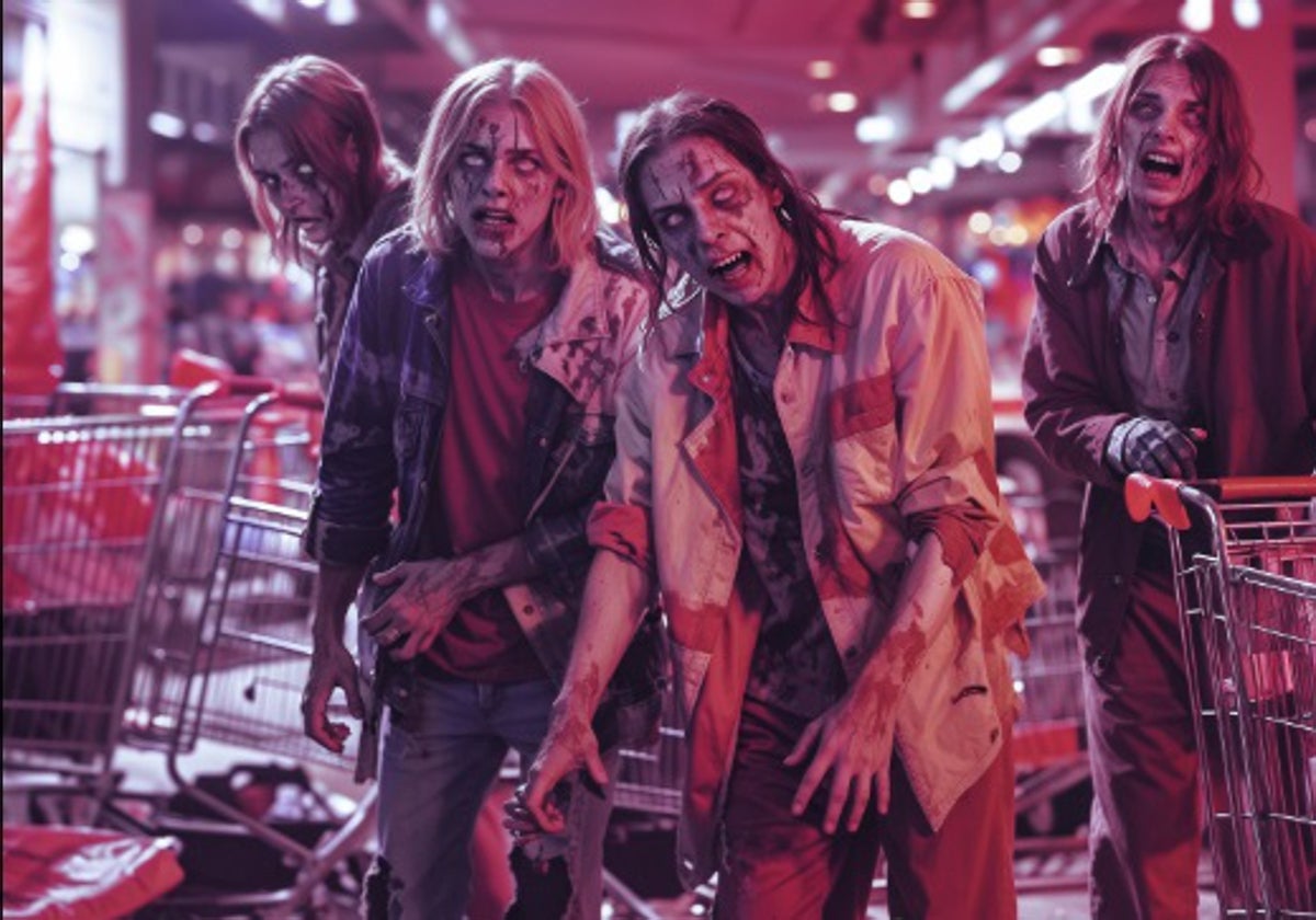 La galería comercial de Bahía Sur se convertirá en el escenario de una invasión zombie
