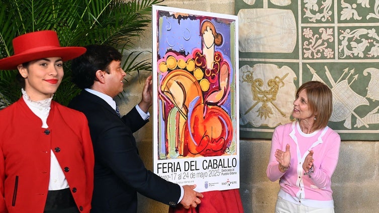 Jerez presenta el cartel de la Feria del Caballo 2025, obra de Balcris