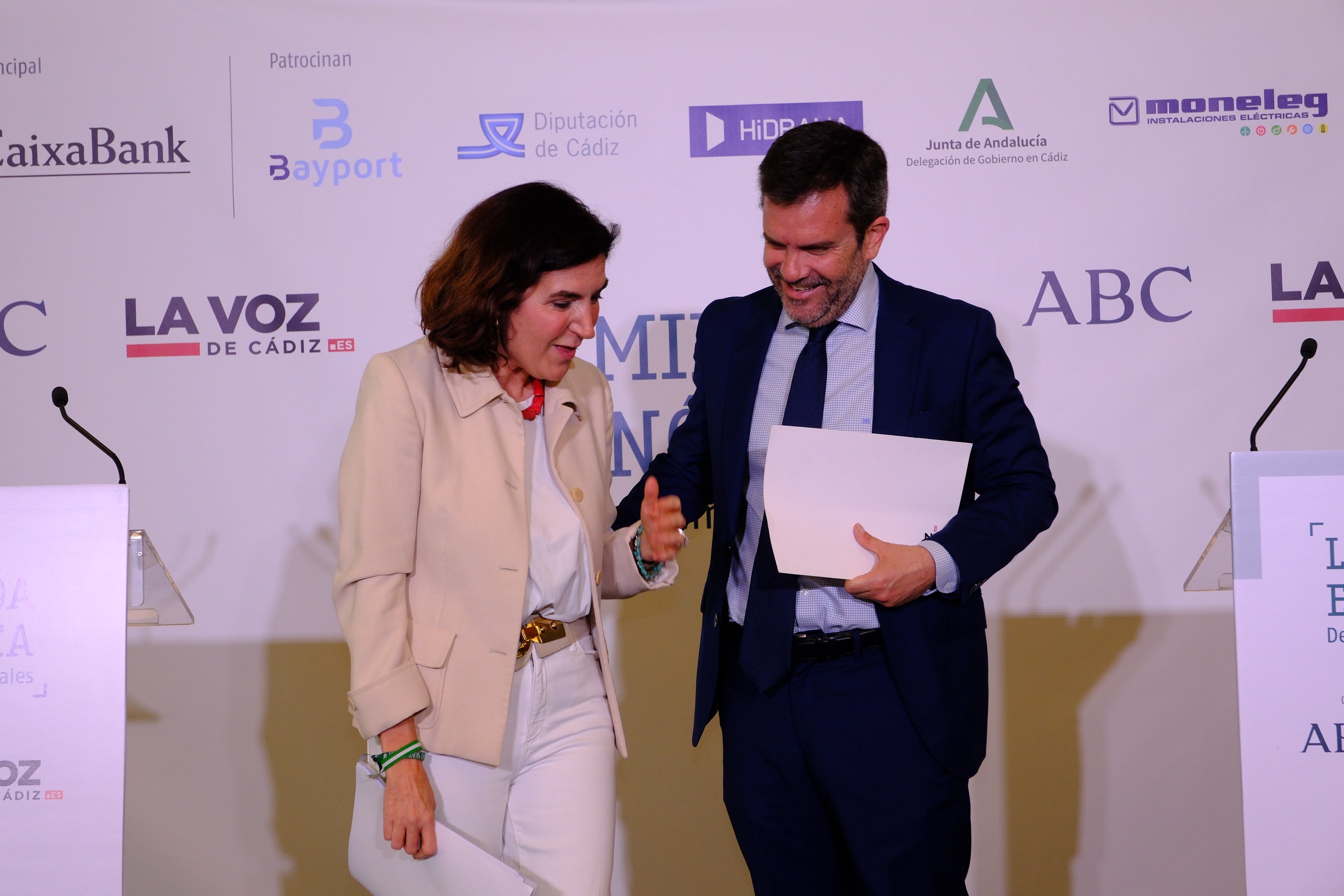 La consejera de Empleo, Rocío Blanco, en La Mirada Económica de ABC y LA VOZ de Cádiz