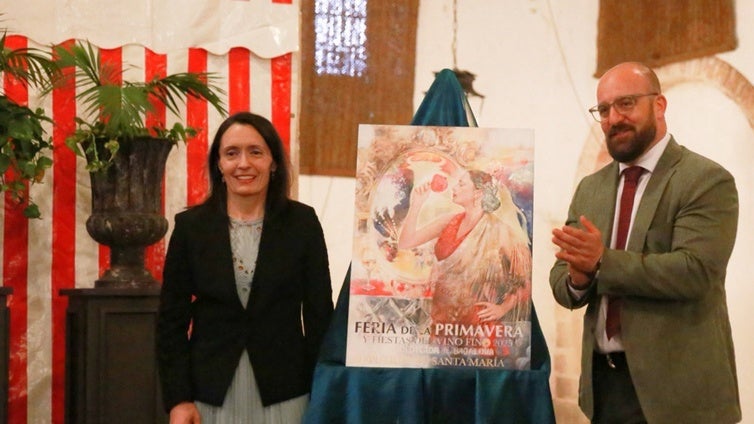 El Puerto presenta el cartel de la Feria de Primavera y Fiesta del Vino Fino 2025, dedicada a Badalona como ciudad invitada