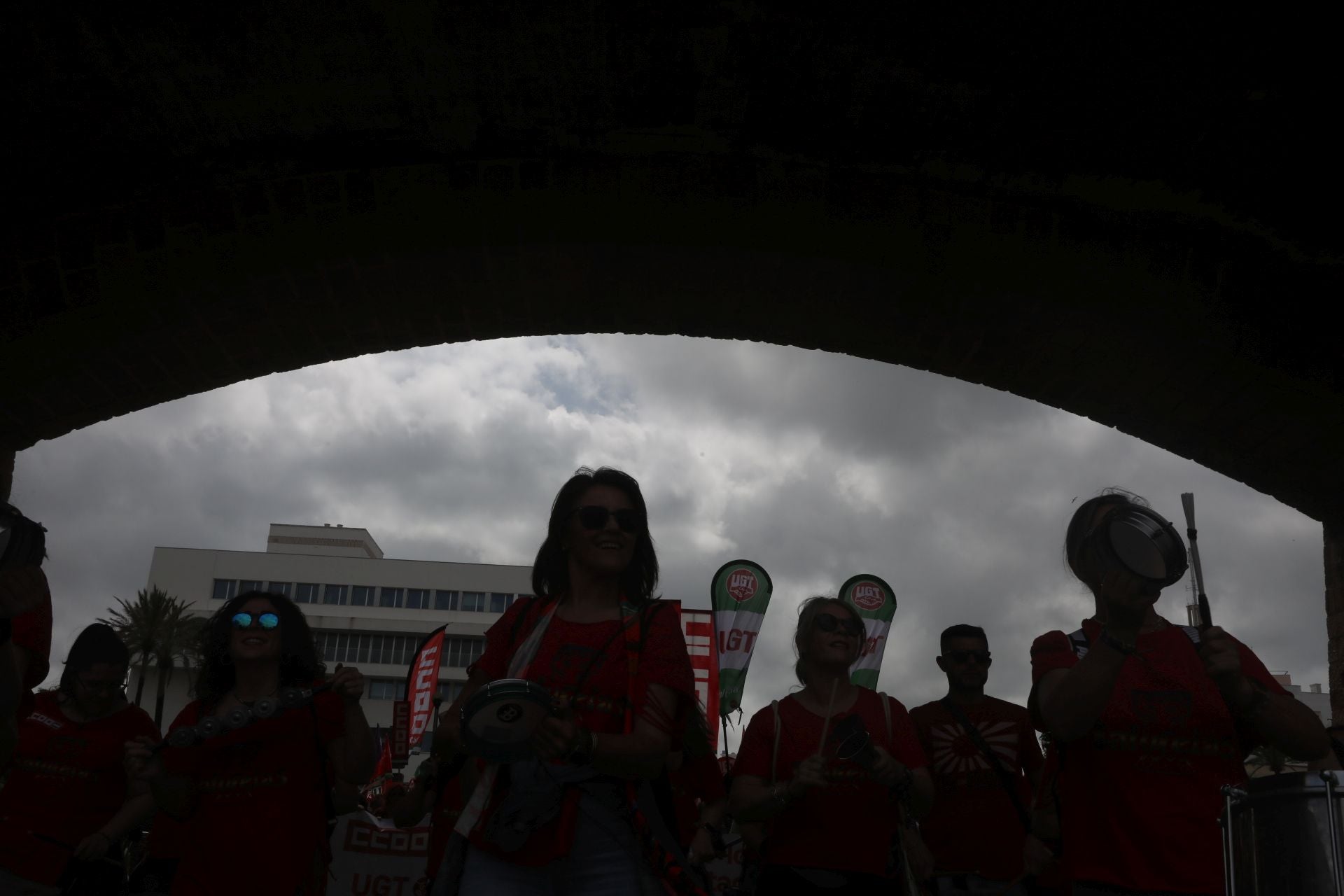 Fotos: Así han sido las dos manifestaciones del Primero de Mayo en Cádiz