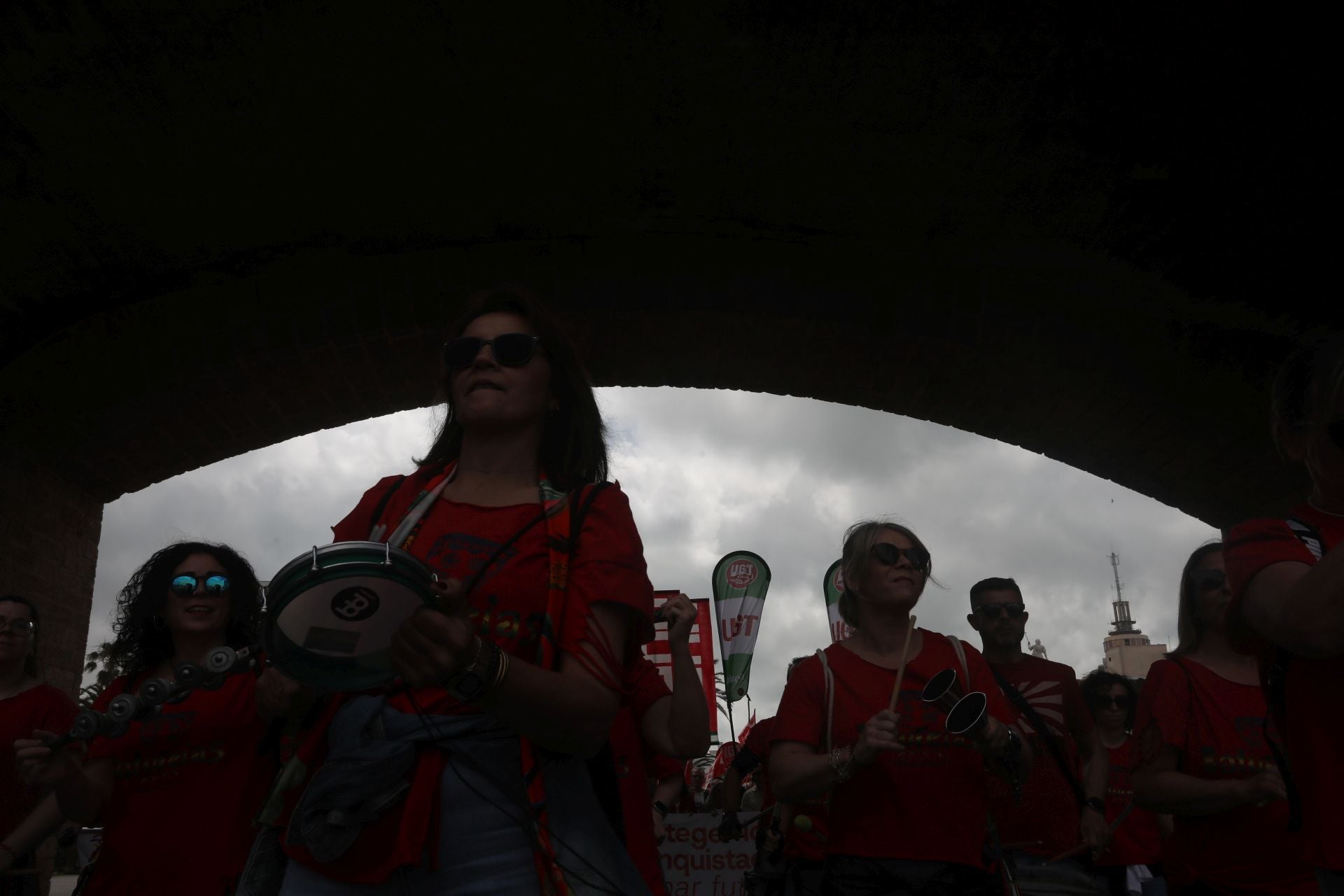 Fotos: Así han sido las dos manifestaciones del Primero de Mayo en Cádiz