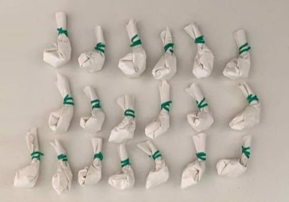 Paquetitos de cocaína