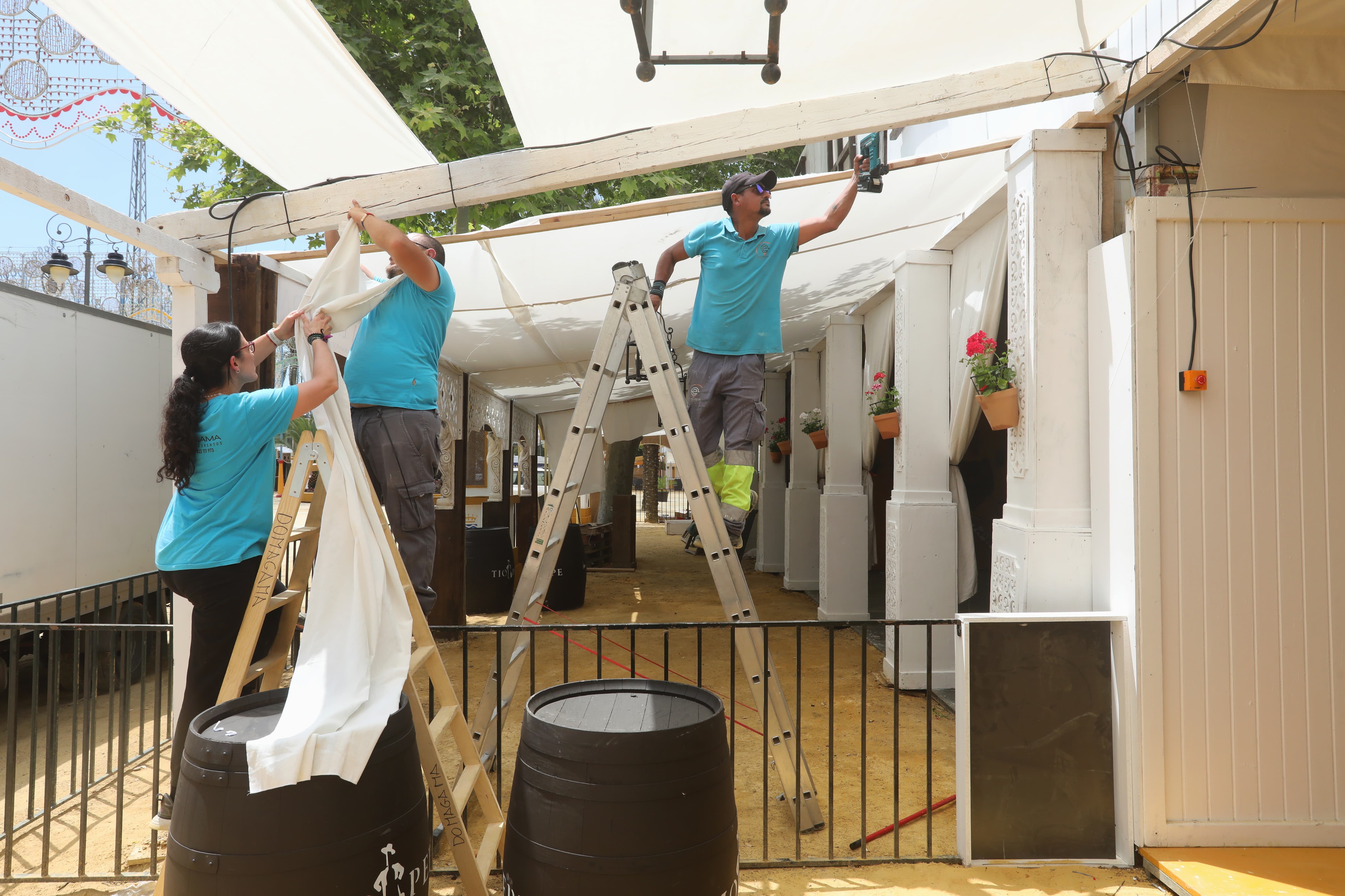 Todo a punto en Jerez para la Feria del Caballo