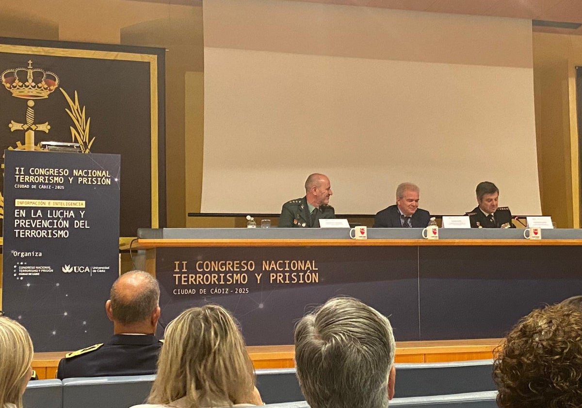 Responsables del CITCO, durante sus ponencias.