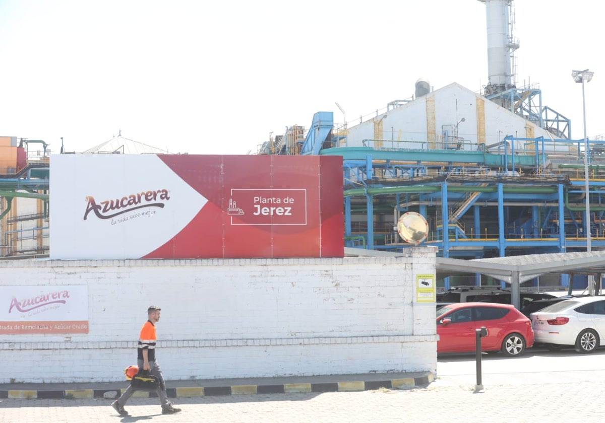 En la Azucarera jerezana, en el polígono de El Portal, se trabajaba este miércoles con normalidad