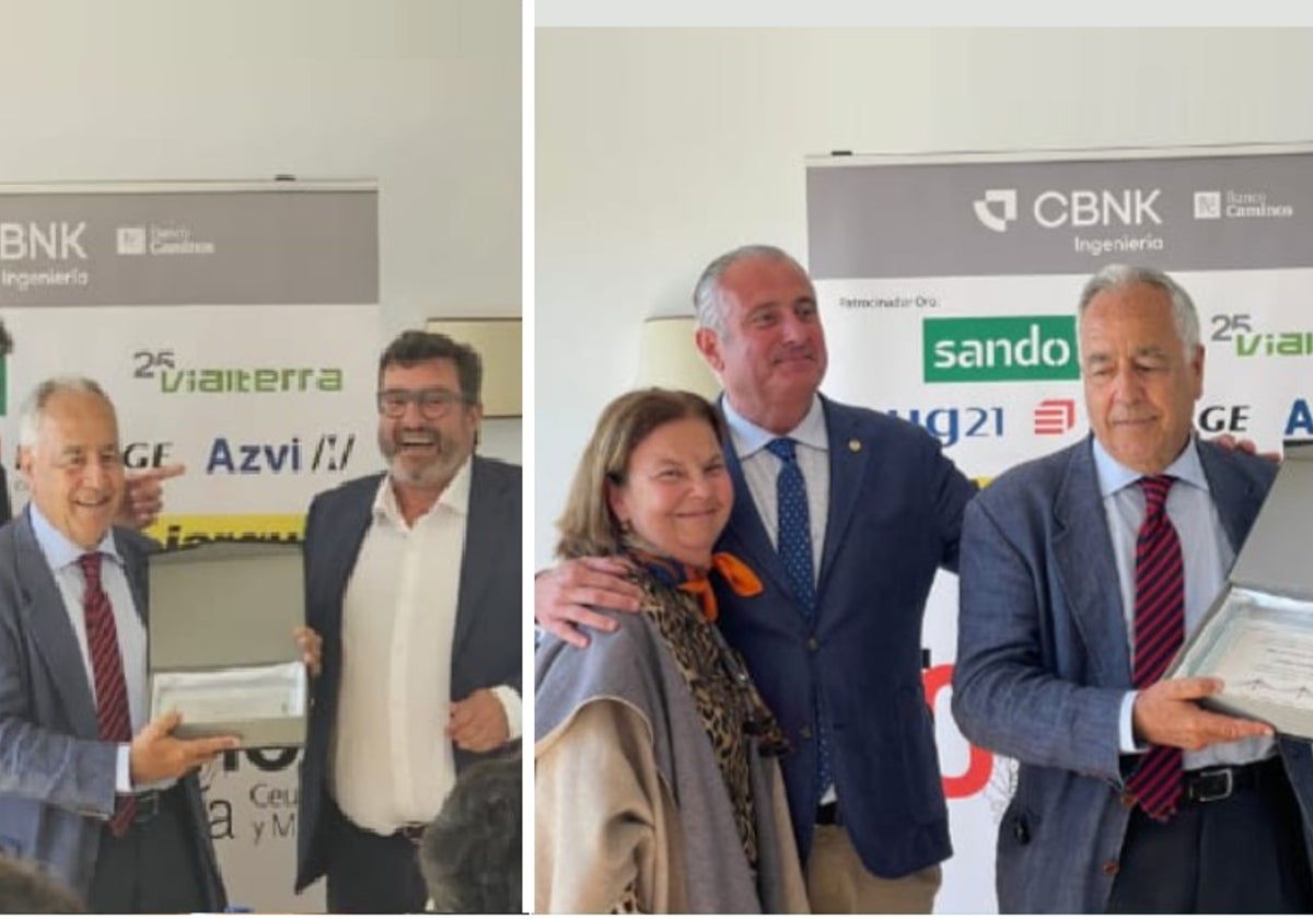 Entrega de la distinción al Doctor Ingeniero de Caminos, Canales y Puertos Gregorio Gómez Pina