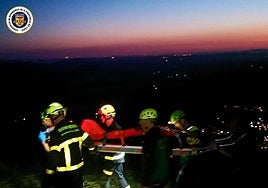 Un parapentista, herido grave tras sufrir un accidente de El Bosque