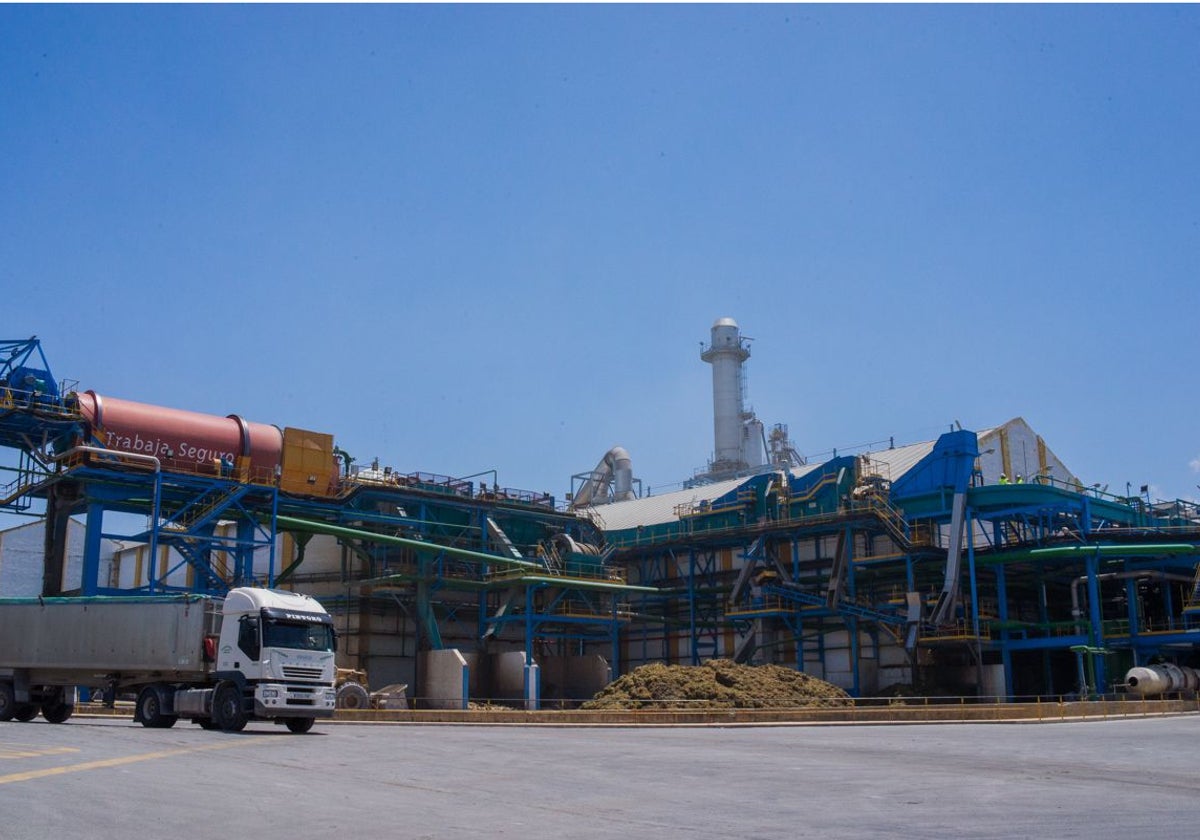 Vsta parcial de la Azucarera de Jerez, en el polígono industrial del Portal