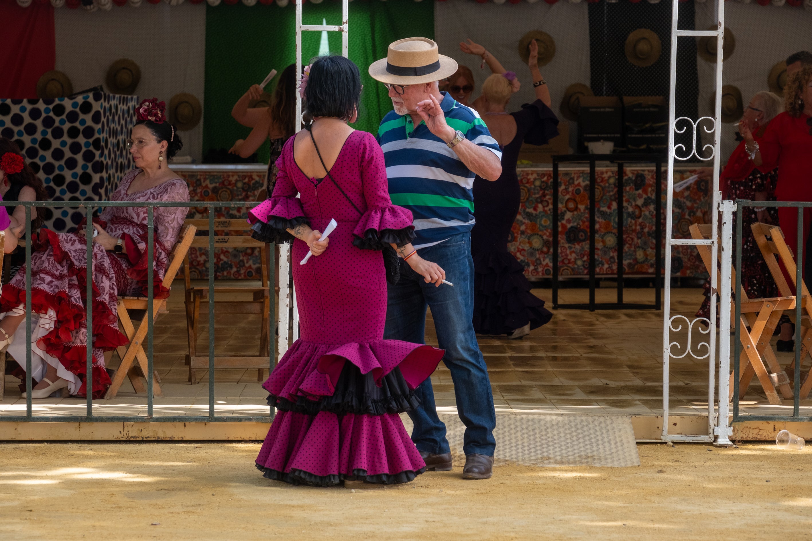 El calor marca el jueves de Feria en El Puerto