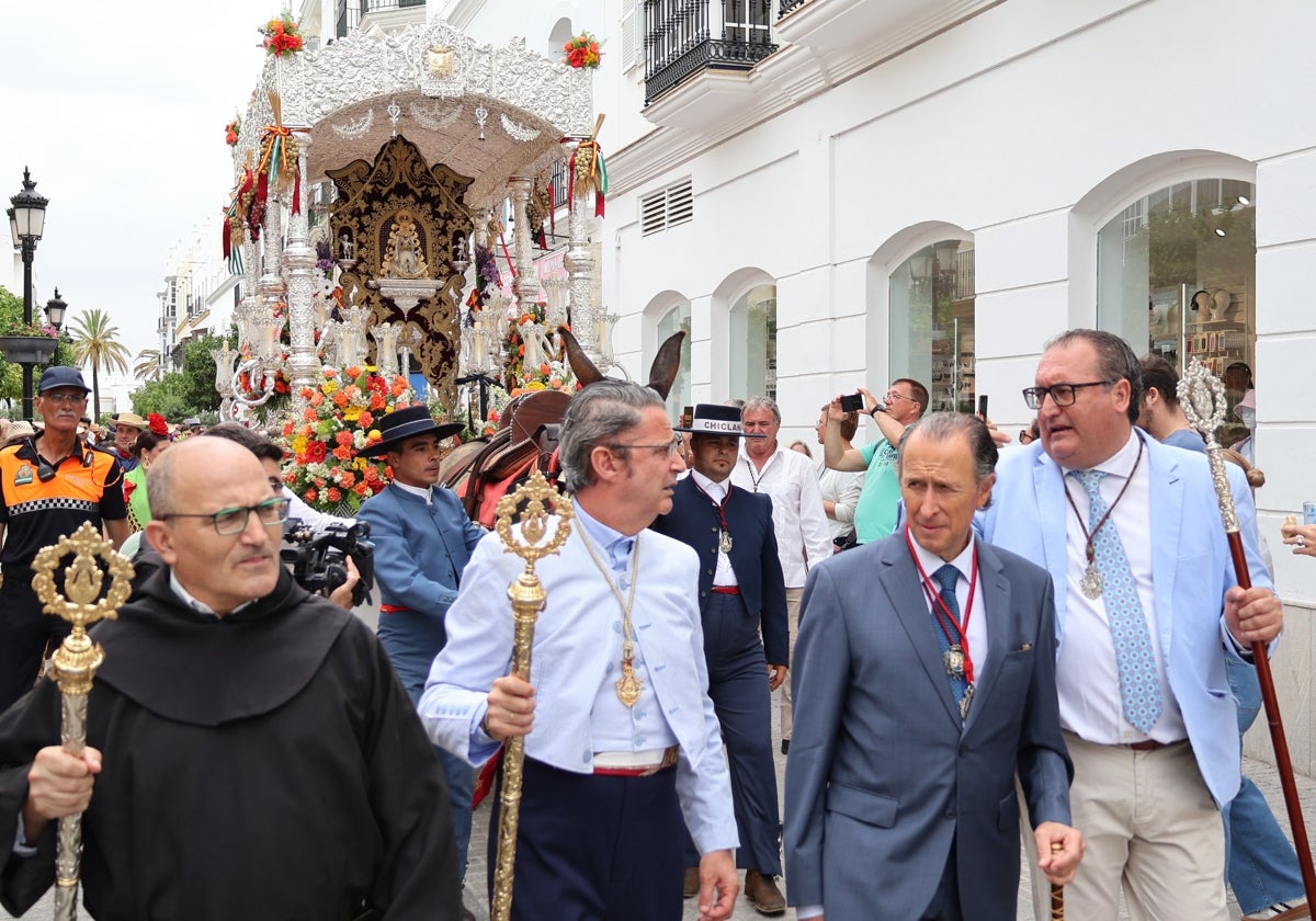Salida de la Hermandad del Rocío de Chiclana este lunes