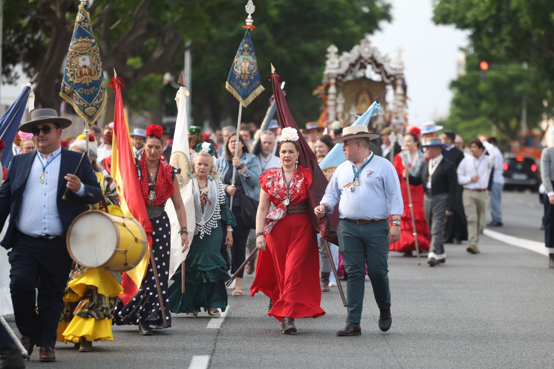 Fotos: La hermandad del Rocío de Cádiz, camino de la aldea