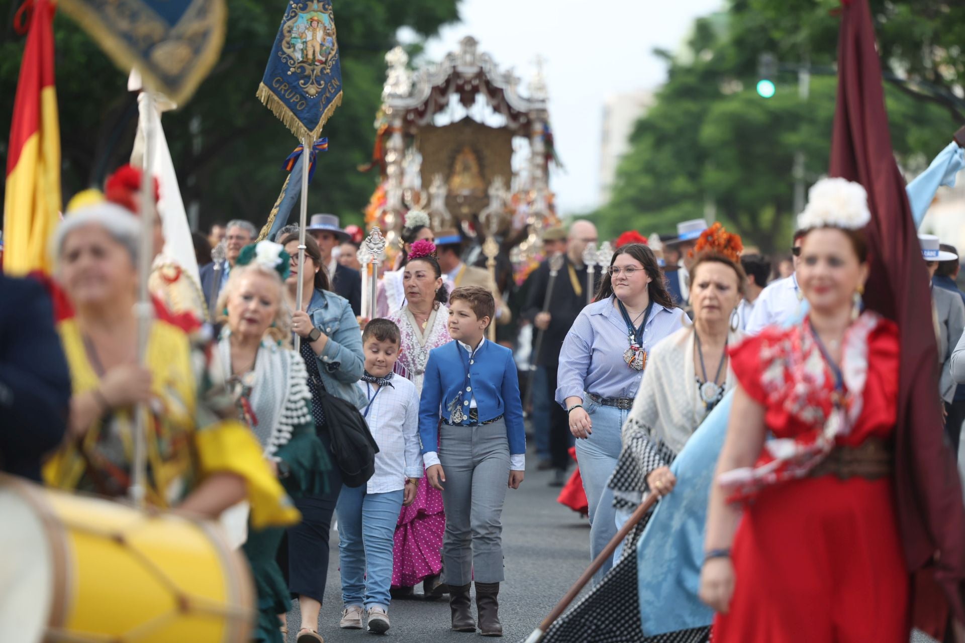 Fotos: La hermandad del Rocío de Cádiz, camino de la aldea