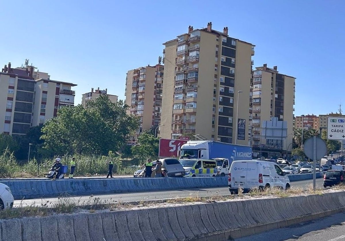 Accidente en la A-7
