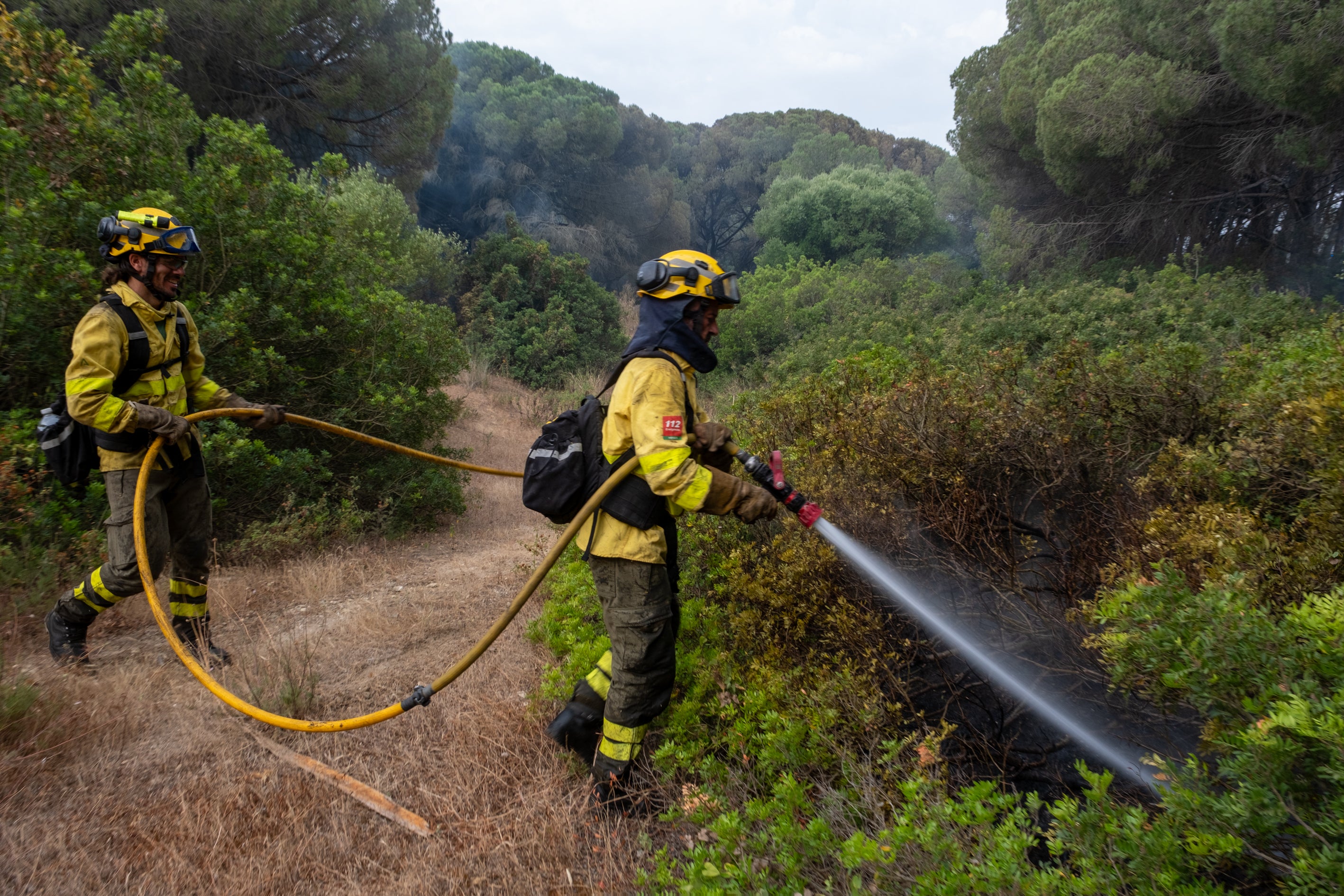 Fotos: Las imágenes del incendio de Puerto Real