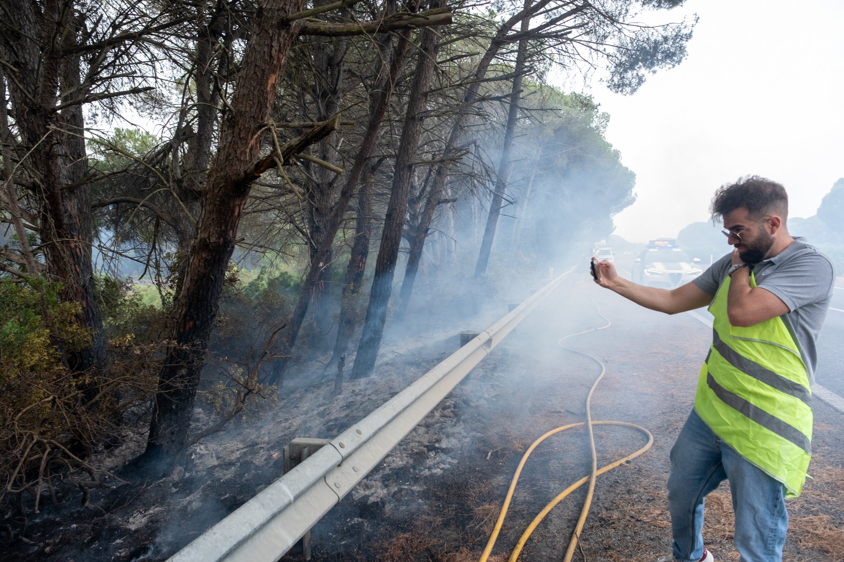 Fotos: Las imágenes del incendio de Puerto Real
