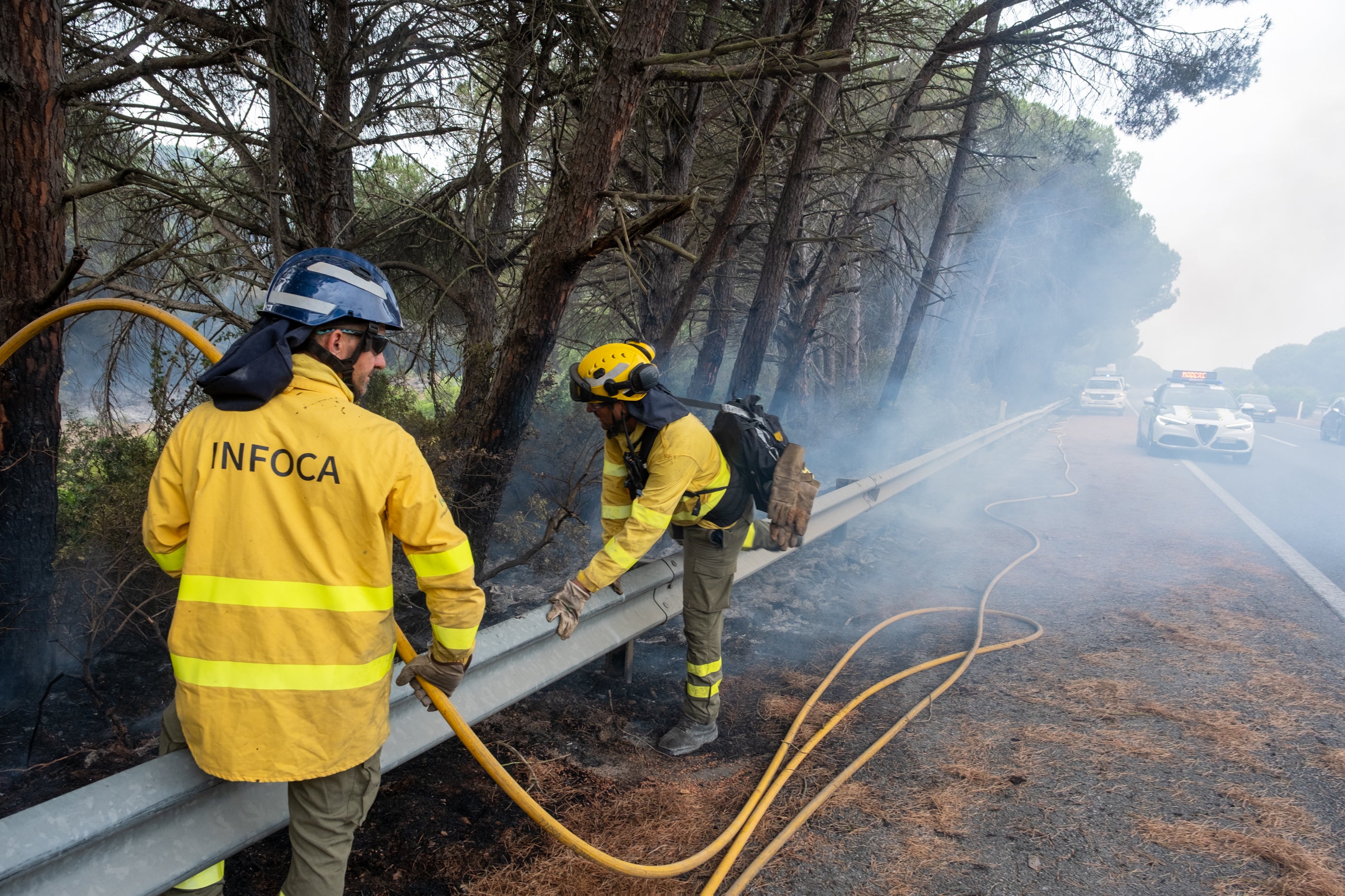 Fotos: Las imágenes del incendio de Puerto Real