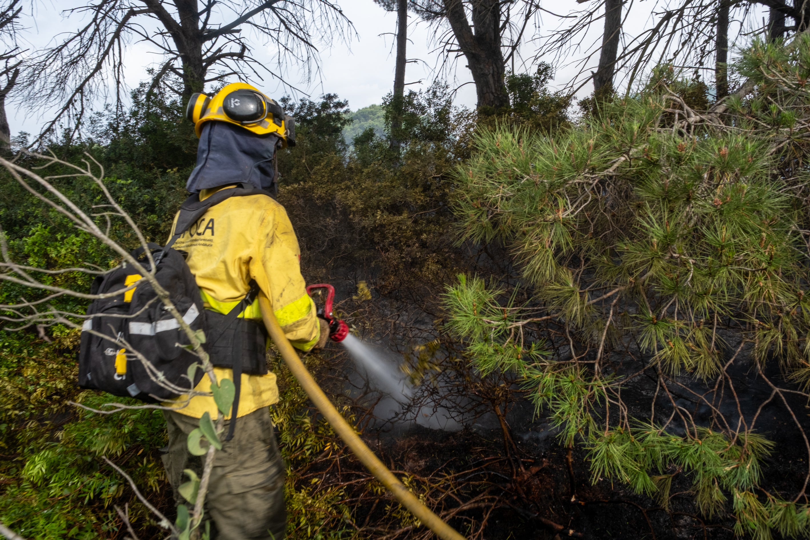 Fotos: Las imágenes del incendio de Puerto Real