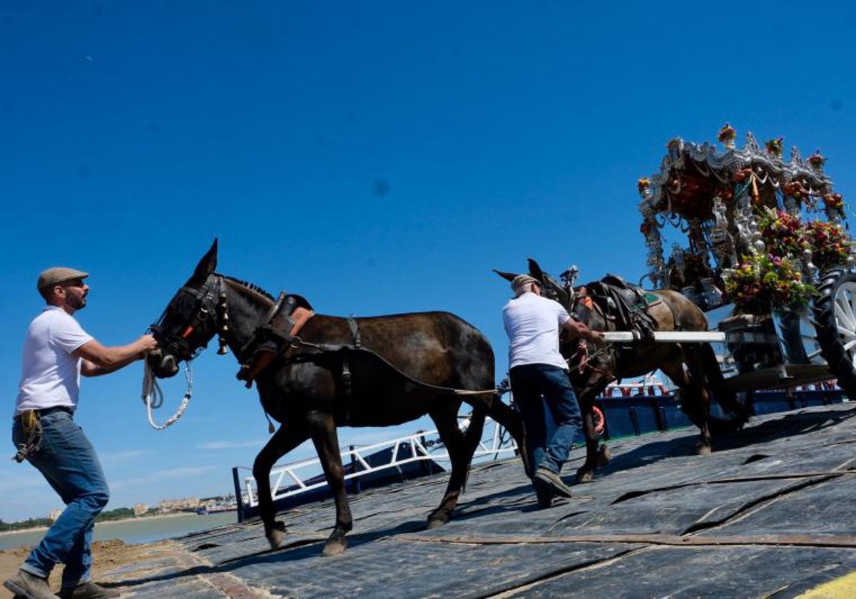 La hermandad del Rocío llega a Cádiz este jueves: estos son los cortes de tráfico