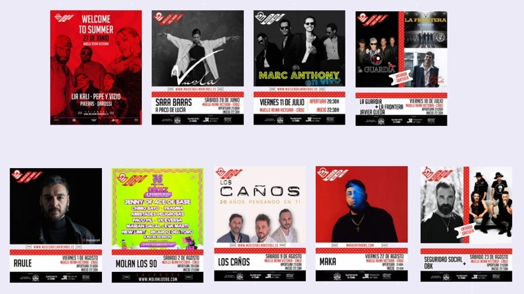 De Cádiz al mundo: Los Caños, Sara Baras y Raule brillarán junto a Marc Anthony en Música del Mar