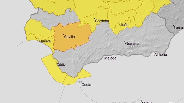 Alerta amarilla en Cádiz