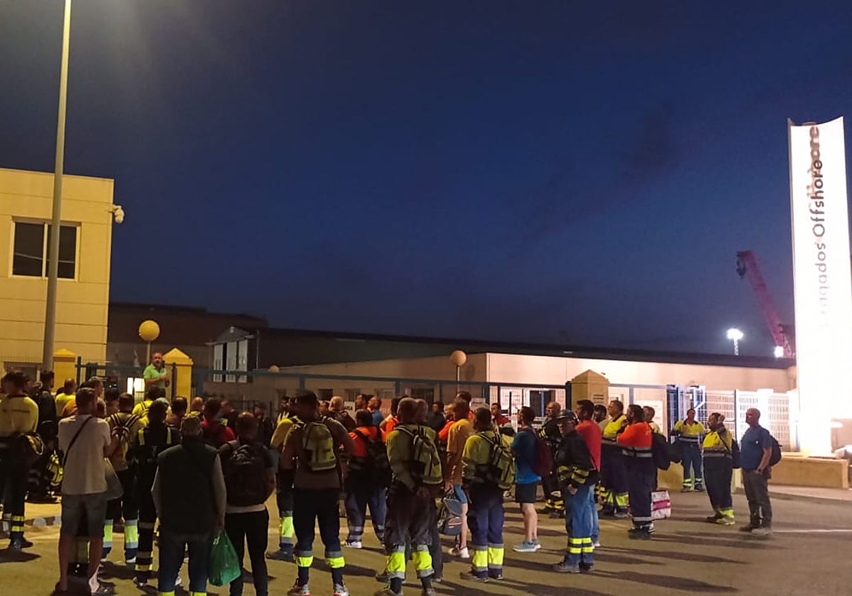 Asambleas de trabajadores previas a la huelga