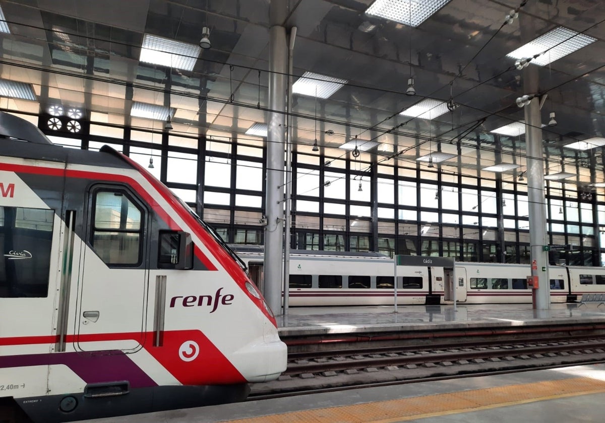 Retrasos en los trenes de cercanías de Cádiz por una incidencia entre Las Aletas y San Fernando