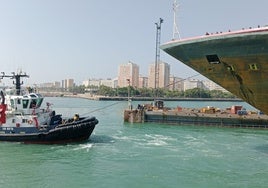 Trabajadores de Navantia Cádiz 'liberan' el crucero de Carnival retenido por la huelga del Metal