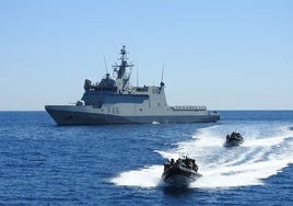 'Furor' en Algeciras: Jornadas de puertas abiertas para descubrir el buque de la Armada