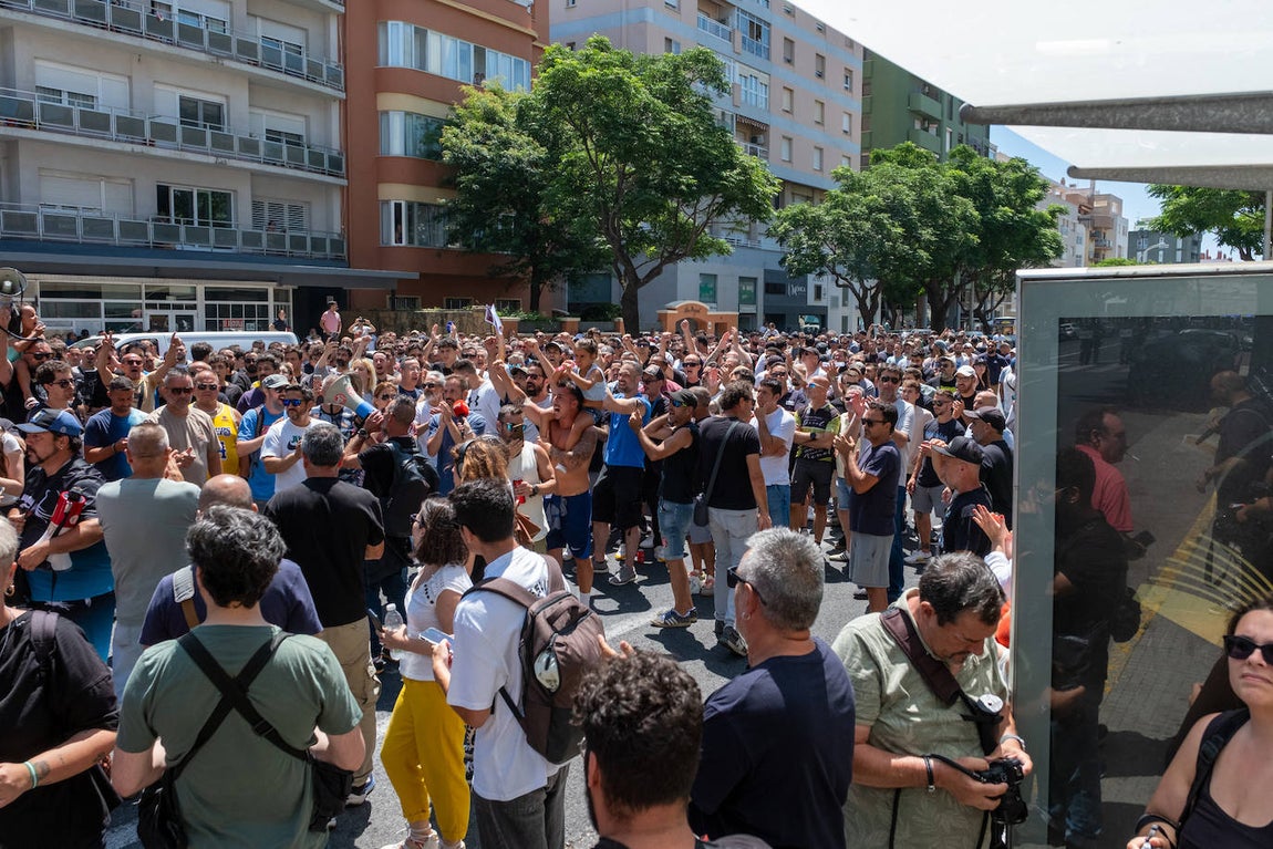 Fotos: Así ha sido la protesta de la huelga del metal en Cádiz de este miércoles