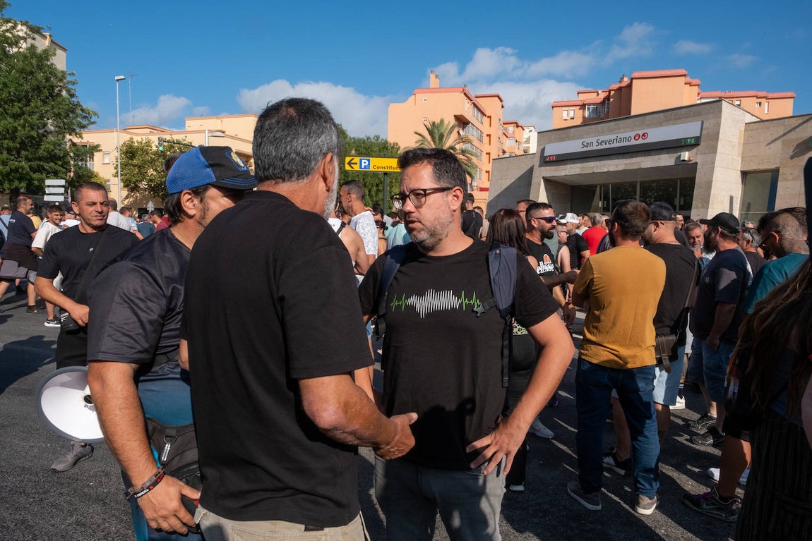 Fotos: Así ha sido la protesta de la huelga del metal en Cádiz de este miércoles