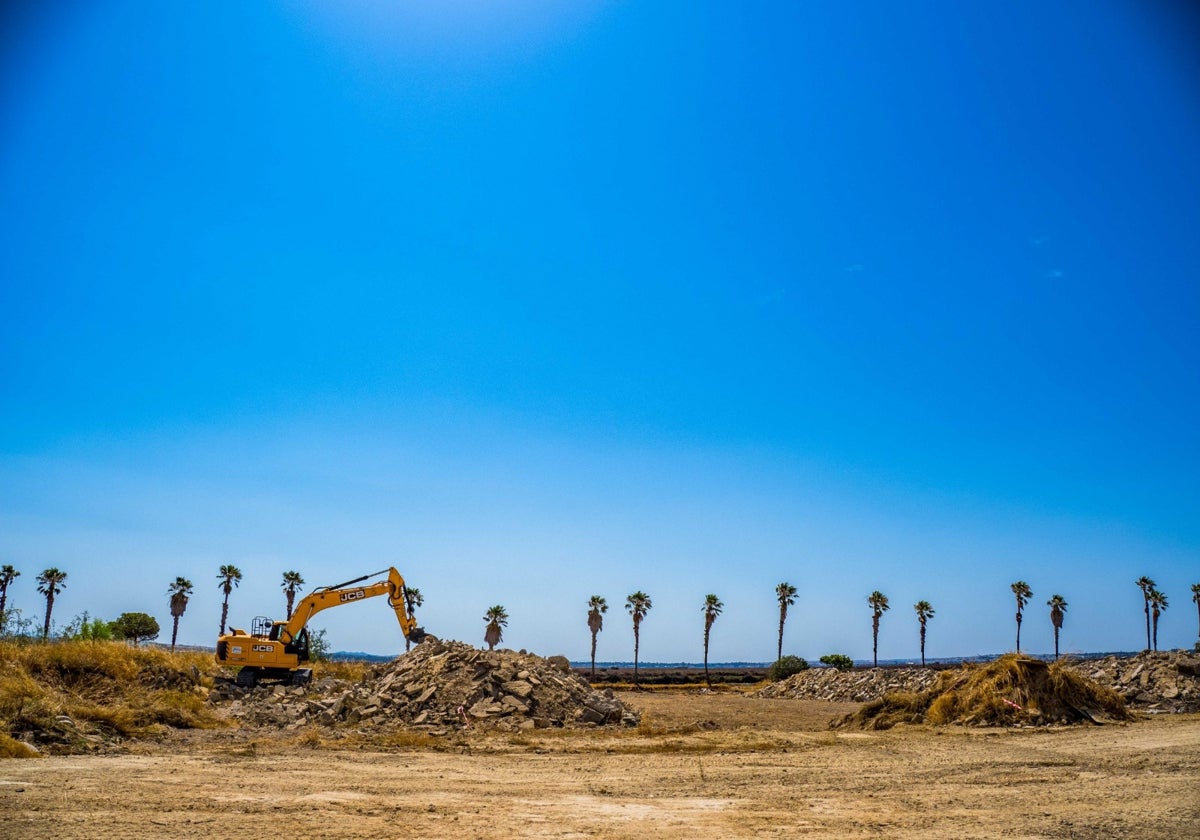 Las obras vuelven al parque de la Magdalena de San Fernando