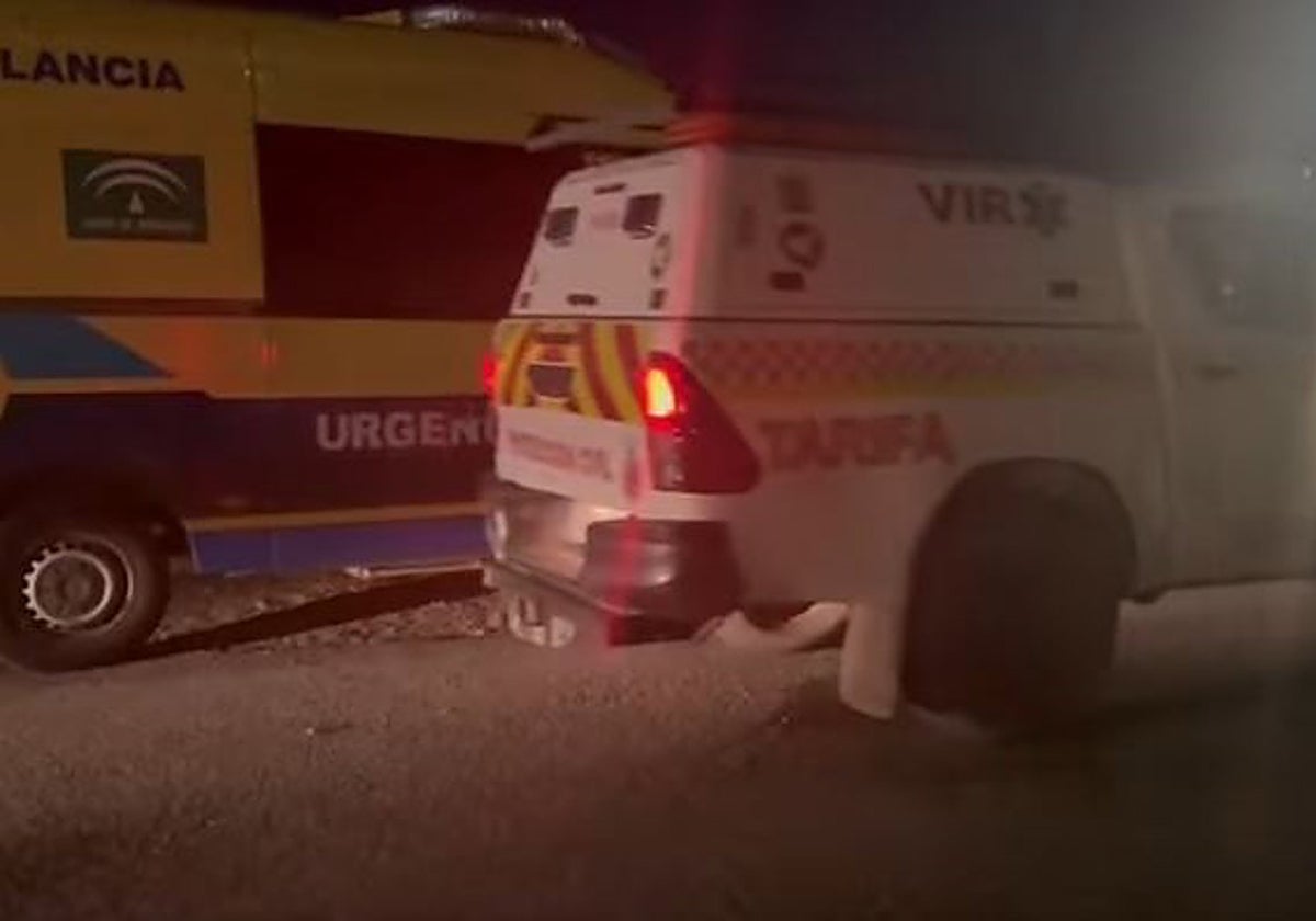 Desalojado un geriátrico en Tarifa por el incendio forestal