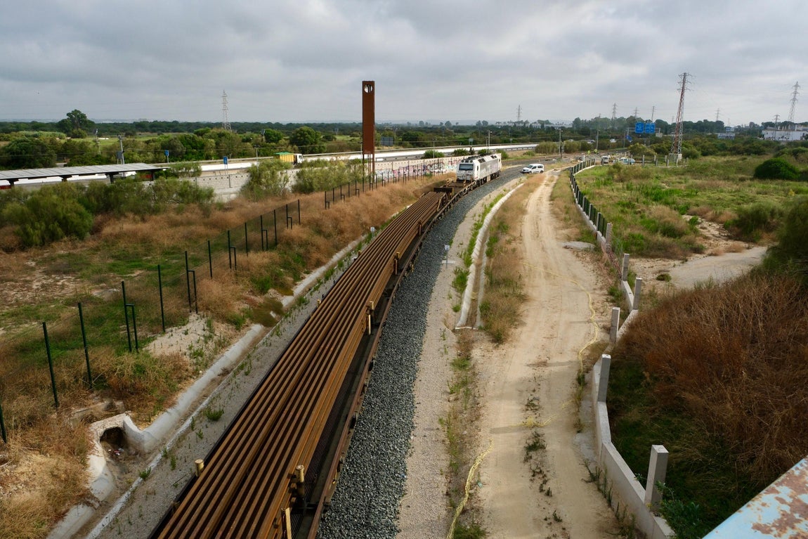 Primer ensayo con el tren de La Cabezuela