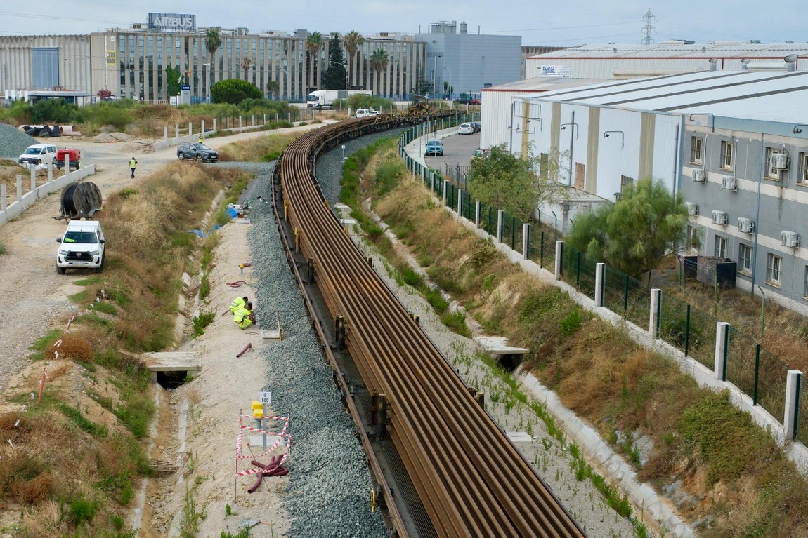 Primer ensayo con el tren de La Cabezuela
