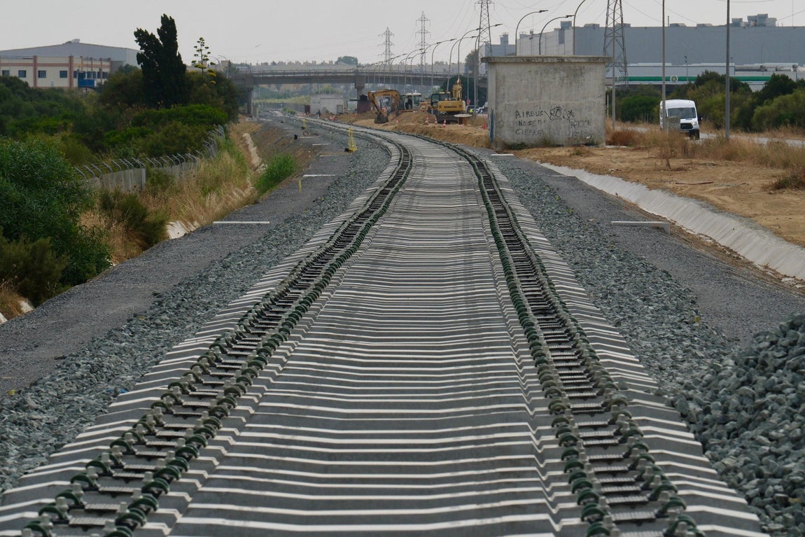 Primer ensayo con el tren de La Cabezuela