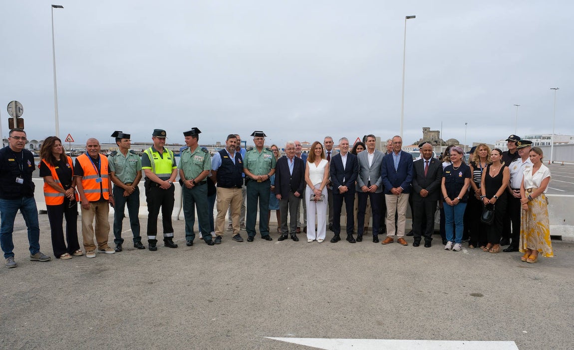 Fotos: Grande-Marlaska visita el puerto de Tarifa