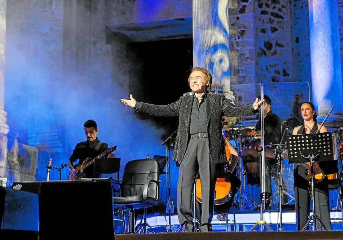 Raphael en su reaparición en Mérida
