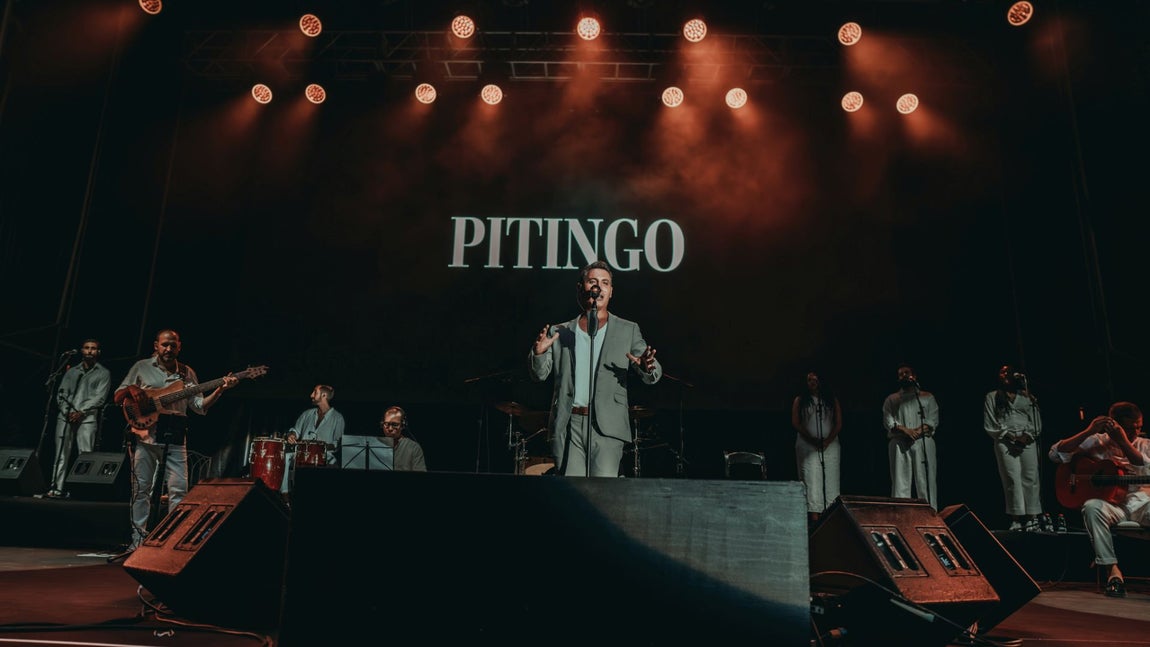 Fotos: Pitingo pone banda sonora a la jerezana Bodega Las Copas en Tío Pepe Festival