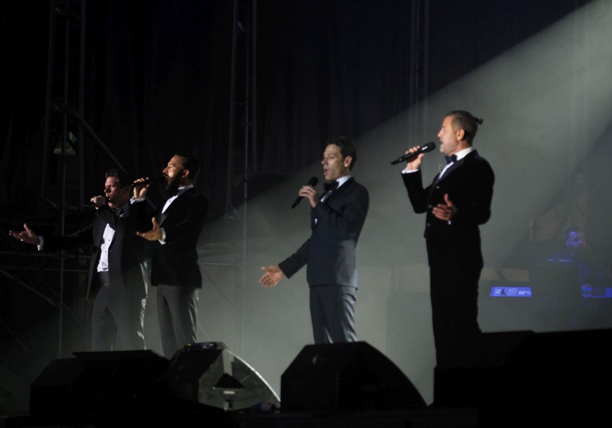 Concierto de Il Divo en Cádiz, en imágenes