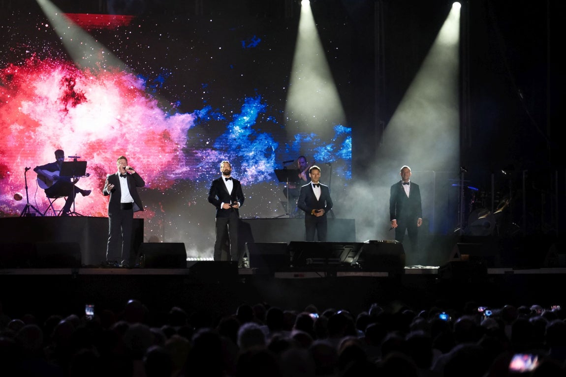 Concierto de Il Divo en Cádiz, en imágenes