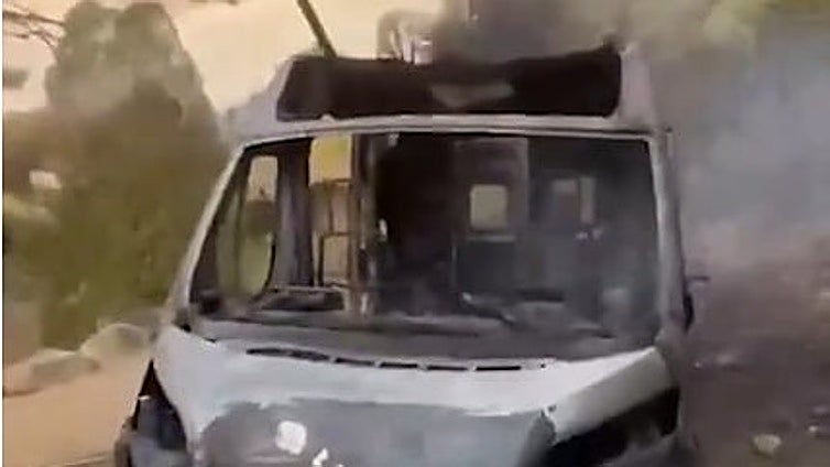 Vídeo: Esta es la caravana en la que se habría originado el incendio de Tarifa