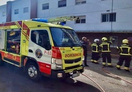 Evacuan durante unas horas a varios pacientes del Hospital San Juan Grande de Jerez por un incendio