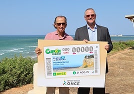 La playa de La Barrosa será protagonista del cupón de la ONCE