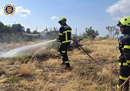 Los bomberos gaditanos ya trabajan en los incendios de Ourense