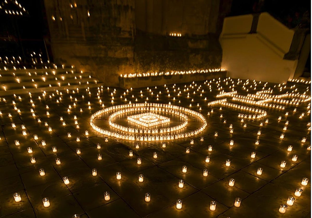 Velas en el casco histórico de Arcos