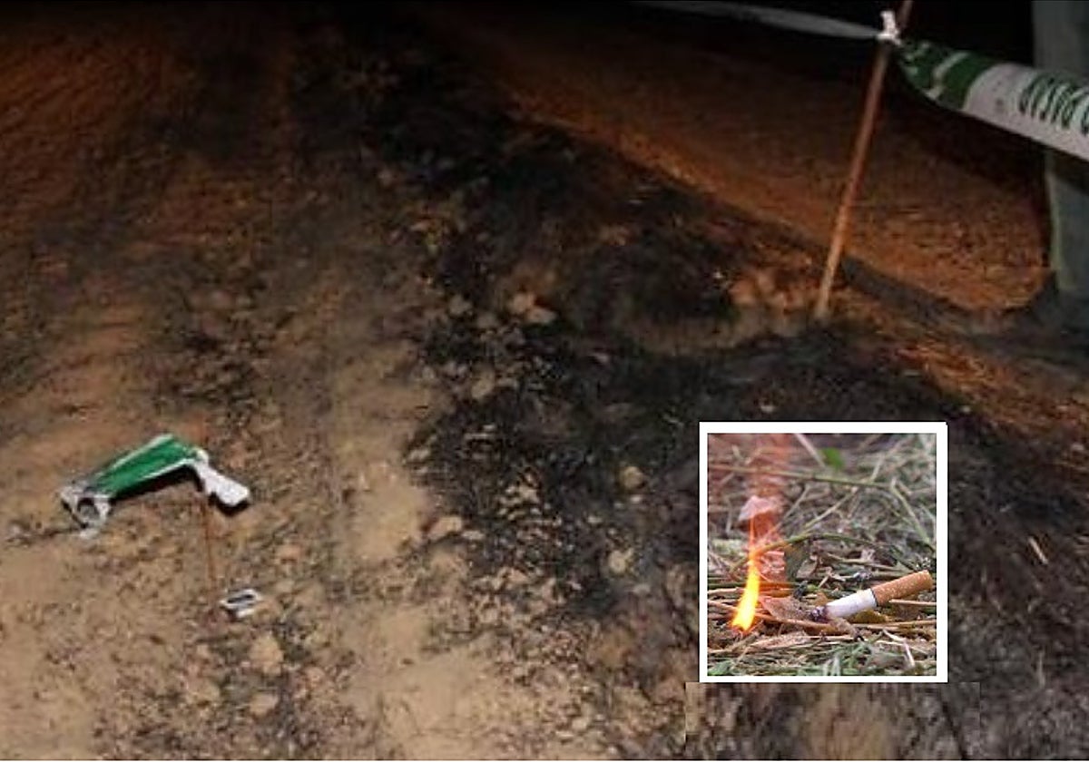 Arrojar colillas encendidas, una conducta de alto riesgo por los incendios