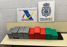 Interceptados 44 kilos de cocaína en el puerto de Algeciras escondidos en un contenedor de carne congelada