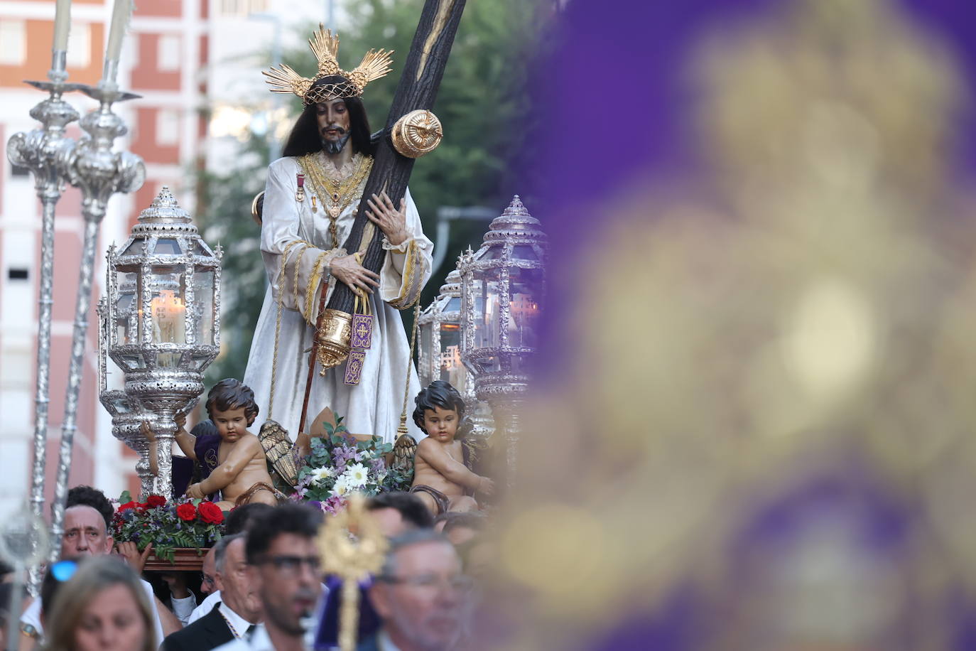 Fotos: Jesús Nazareno peregrina hacia la la Parroquia Nuestra Señora de Loreto